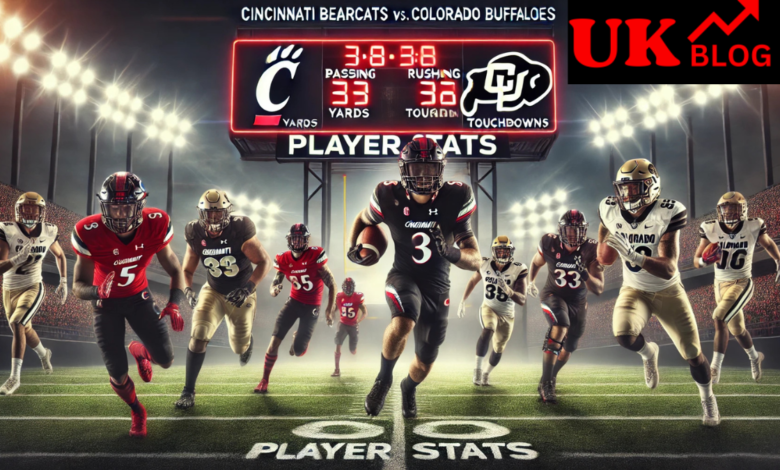 cincinnati bearcats football vs colorado buffaloes football match player stats