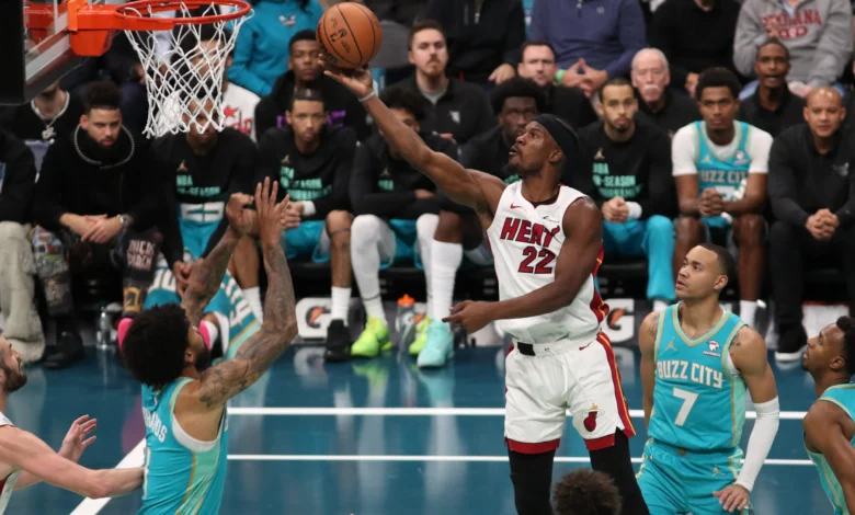 miami heat vs charlotte hornets match player stats